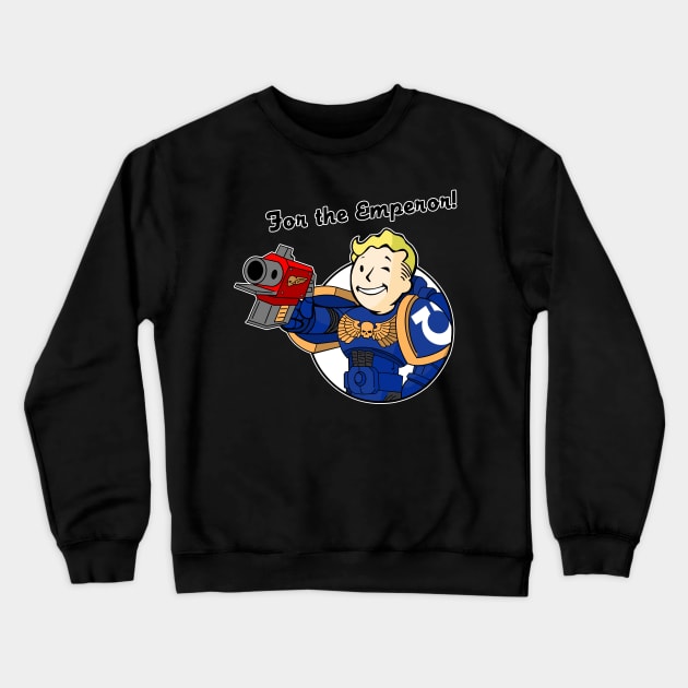 Emperor Boy Crewneck Sweatshirt by Zefkiel